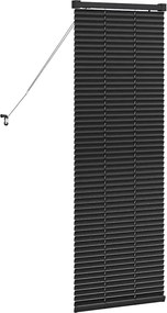 vidaXL Βενετσιάνικες Ρόδες Μαύρο 130 x 40 εκ Αλουμίνιο