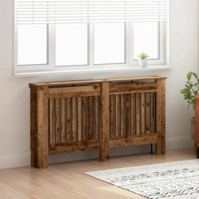 vidaXL Καπάκι Καλοριφέρ Παλαιωμένο ξύλο 152 x 19 x 81,5 cm
