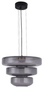 Κρεμαστό Φωτιστικό Οροφής LED 12W Φιμέ 4070-Smoky Inlight  4070-Smoky Φιμέ/Smoke