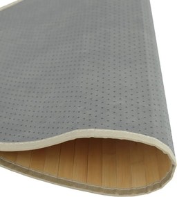 vidaXL Χαλί Στρογγυλό Ανοιχτό Φυσικό 80 εκ. Μπαμπού