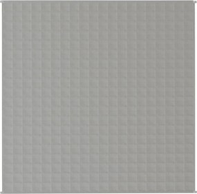 vidaXL Κουβέρτα Βαρύτητας Γκρι 200 x 200 εκ. 13 κ. Υφασμάτινη