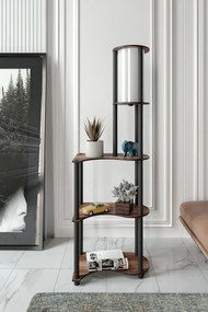 Φωτιστικό Δαπέδου Καρυδιά KS 17x17x140