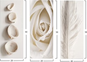 ΠΙΝΑΚΑΣ ΤΡΙΠΤΥΧΟ MDF NATURAL ELEMENTS HM7204.05 60X0,3X50 εκ.