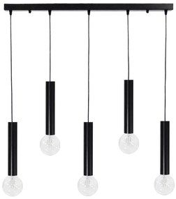 Φωτιστικό Οροφής Πολύφωτο Heronia Minimal 34-0204 Black