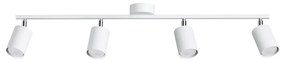 Sollux Φωτιστικό οροφής Lemmi 4,4xGU10/10w, Χρώμα άσπρο