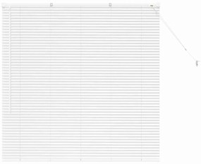 vidaXL Ρολό Παραθύρου με κουρτίνες Άλλο Λευκό 130 x 130 cm Αλουμίνιο