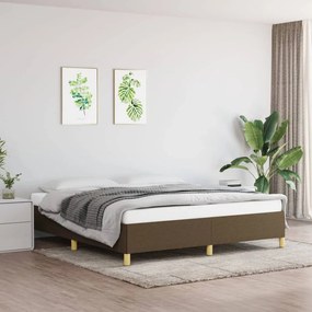 ΠΛΑΙΣΙΟ ΚΡΕΒΑΤΙΟΥ BOXSPRING ΣΚΟΥΡΟ ΚΑΦΕ 160X200 ΕΚ. ΥΦΑΣΜΑΤΙΝΟ 3120972