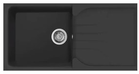 Νεροχύτης κουζίνας EGO 480 Nero 40 ELLECI 100x50cm