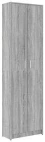 Ντουλάπα Χολ Γκρι Sonoma 55x25x189 εκ. από Επεξεργασμένο Ξύλο - Γκρι
