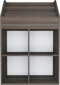 vidaXL Παιδική Ραφιέρα Περ. Γκρι/Sonoma Δρυς 71x30x114εκ Επεξ. Ξύλο