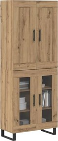 vidaXL Highboard 2 τμχ. Artisan Oak 69,5 x 34 x 180 εκ.