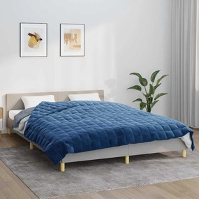 vidaXL Κουβέρτα Βαρύτητας Μπλε 200 x 200 εκ. 13 κ. Υφασμάτινη