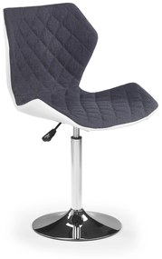 MATRIX 2 bar stool, color: white / grey DIOMMI V-CH-MATRIX_2-FOT-POPIEL