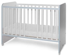 Βρεφικό κρεβάτι SWEET DREAΜ  60x120εκ. White + Baby Blue  10150540039A  Lorelli