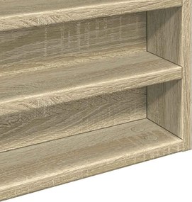 vidaXL Βιτρίνα Χρώμα Sonoma Δρυς 100x8,5x50 εκ. από Επεξεργασμένο Ξύλο