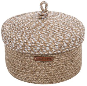 Καλάθι Αποθήκευσης 937ELT1146 25x15cm Beige-Natural Aberto Design 100% Cotton