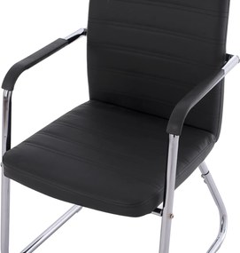 ΠΟΛΥΘΡΟΝΑ DALEY HM1021.01 ΜΕ ΜΠΡΑΤΣΑ ΜΑΥΡΟ PU 56x58x93 εκ.