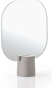 Καθρέπτης Επιτραπέζιος Time 30746 Με Τσιμεντένια Βάση 20x6x26,5cm Concrete Zone Denmark Τσιμέντο