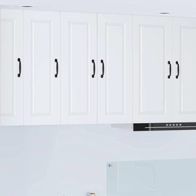 vidaXL Ντουλάπα Τοίχου PORTO 2 pcs Λευκό Επεξεργασμένο Ξύλο