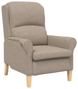 vidaXL Πολυθρόνα Taupe 76 x 94 x 102 εκ. Μικροΐνες