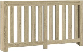 vidaXL Κάλυμμα Καλοριφέρ Sonoma Δρυς 149x20x82 εκ. Επεξεργασμένο Ξύλο