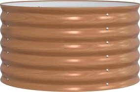 vidaXL Ανεβασμένο Κρεβάτι Καφέ 80 x 80 x 44 cm Ατσάλι