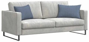 vidaXL Μαξιλάρι Καναπέ 2 pcs Μπλε 60 x 40 cm Υφασμάτινο Κορντουρά