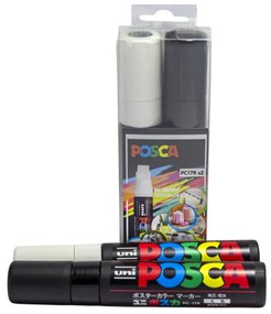 Μαρκαδόροι Σχεδίου Uni Posca PC-17K με πάχος μύτης 15.0mm  - 2 τεμάχια