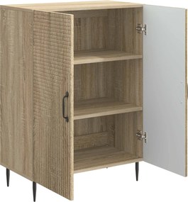 vidaXL Πλαϊνό γραφείο Sonoma Δρυς 66 x 34,5 x 89,5 εκ