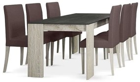 Τραπέζι Intro Cement-Sonoma 170x90x76cm 02-0220 Μελαμίνη