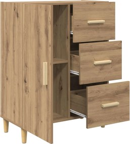 vidaXL Πλαϊνό γραφείο Artisan Oak 34 x 69.5 x 90 εκ Επεξεργασμένο ξύλο