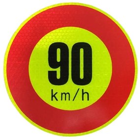 Αυτοκόλλητο Όριο Ταχύτητας 90 km/h - Sticker limit