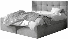 Επενδυμένο κρεβάτι Luanda-160 x 200-Gkri Anoixto