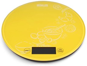 Muhler KSC-2026R Ψηφιακή Ζυγαριά Κουζίνας 1gr/5kg Yellow