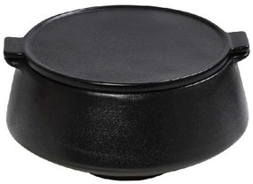 Βάζο Γενικής Χρήσης Mianmar GMT201 10,5x9x5,5cm Black Espiel Clay