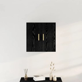 vidaXL Ντουλάπα Τοίχου Μαύρη δρυς 60 x 30 x 60 cm Επεξεργασμένο ξύλο