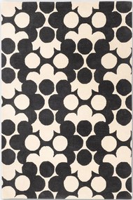 Χαλί Puzzle Flower Slate 060905 Black-Beige Orla Kiely 160X230cm