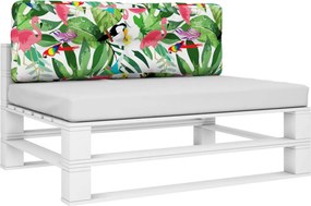 vidaXL Μαξιλάρι Παλέτας Πολύχρωμο 120 x 40 x 12 εκ. Υφασμάτινο