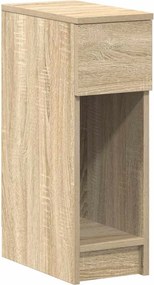vidaXL Κομοδίνο με συρτάρι Sonoma Δρυς 20x36x60 εκ.