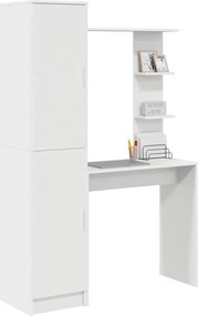 vidaXL Γραφείο 2 pcs Λευκό
