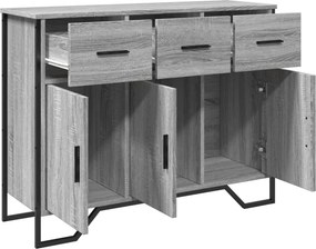 vidaXL Ντουλάπι Γκρι Sonoma 97x32,5x74,5 εκ. από Επεξεργασμένο Ξύλο