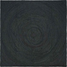 vidaXL Χαλιά χώρου Σκούρο Γκρι 200 x 200 cm Γιούτα