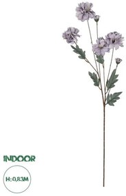 Artificial Garden PURPLE CHRYSANTHEMUM BRANCH 21303 Τεχνητό Διακοσμητικό Μωβ Κλαδί Χρυσάνθεμο Y83cm Globostar 21303 Μωβ
