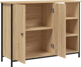 vidaXL Ντουλάπι Sonoma Δρυς 100 x 33 x 75 εκ. από Επεξεργασμένο Ξύλο