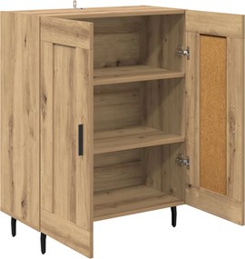 vidaXL Πλαϊνό γραφείο Artisan Oak 69,5 x 34 x 90 εκ.
