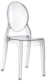 Καρέκλα Elizabeth Clear 32-0016 47X50X90cm Siesta Polypropylene