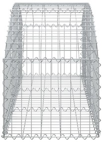 vidaXL Συρματοκιβώτιο Τοξωτό 150x50x40/60εκ. από Γαλβανισμένο Χάλυβα