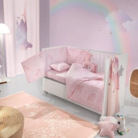 Σετ Κούνιας Pinto 3τμχ Pinky Saint Clair 100% Cotton