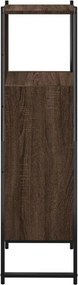vidaXL Ντουλάπι Μπάνιου Καφέ Δρυς 33x33x120,5 εκ. Επεξεργ. Ξύλο
