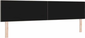 vidaXL LED κεφαλάρι Taupe ύφασμα